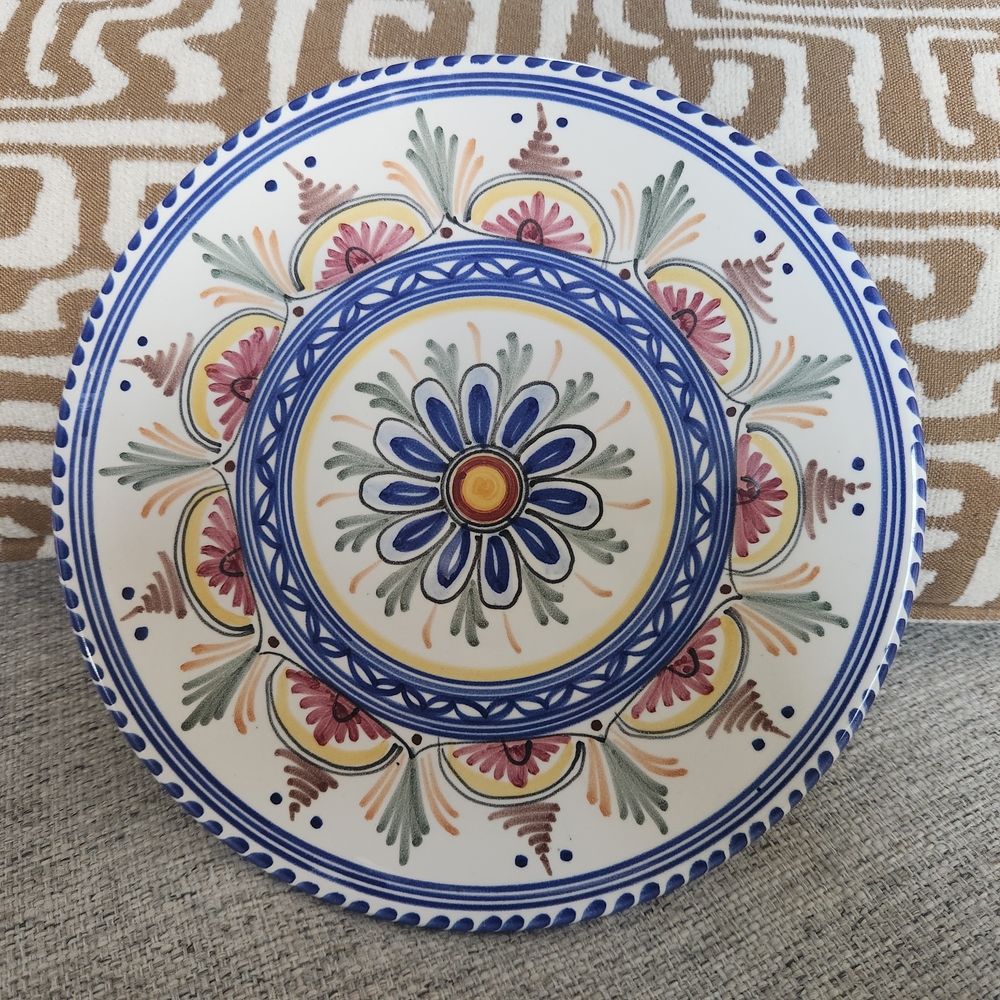 El Puente del Arzobispo Hand Painted Ceramic Plate